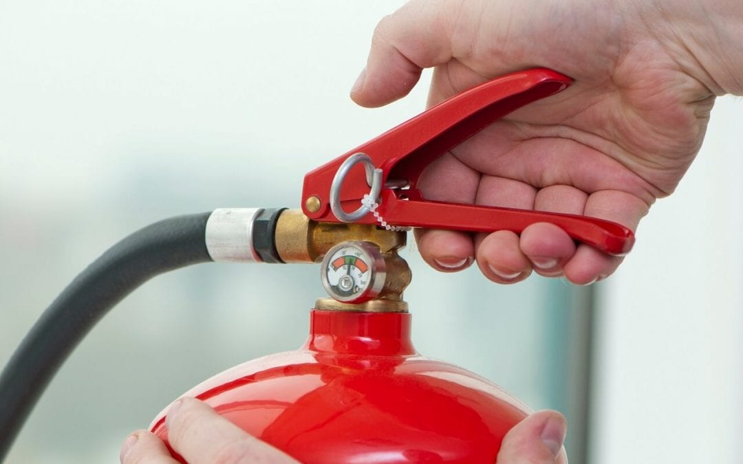 Fire extinguishers help promote fire safety in the home